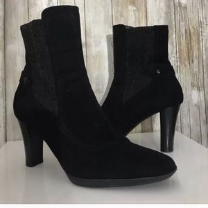 Aquatalia Waterproof Suede Ankle Boots 9.5
